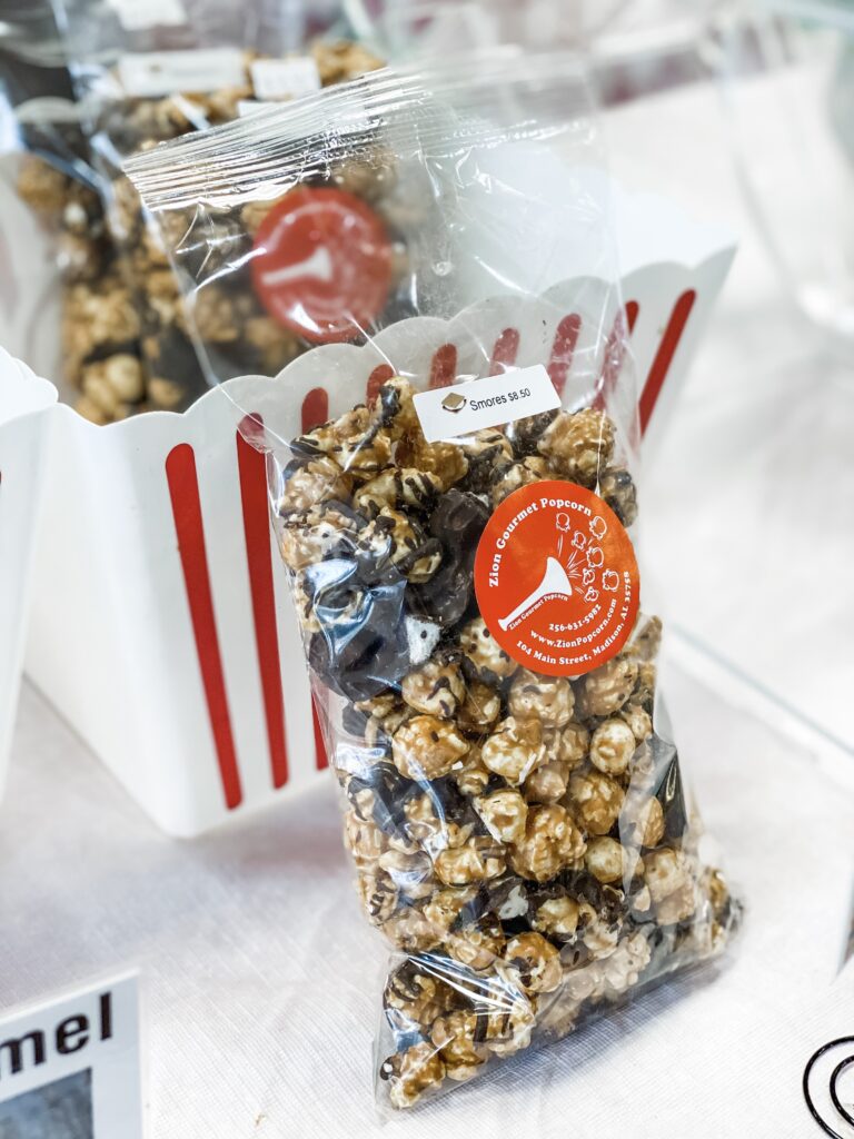 Zion Popcorn extends far beyond popcorn though, which is often such a pleasant surprise for customers who are coming in expecting just popcorn options. From gelato to homemade fudge to chocolate to kosher candy and more, Polk knows how to bring a smile to her customers' faces.