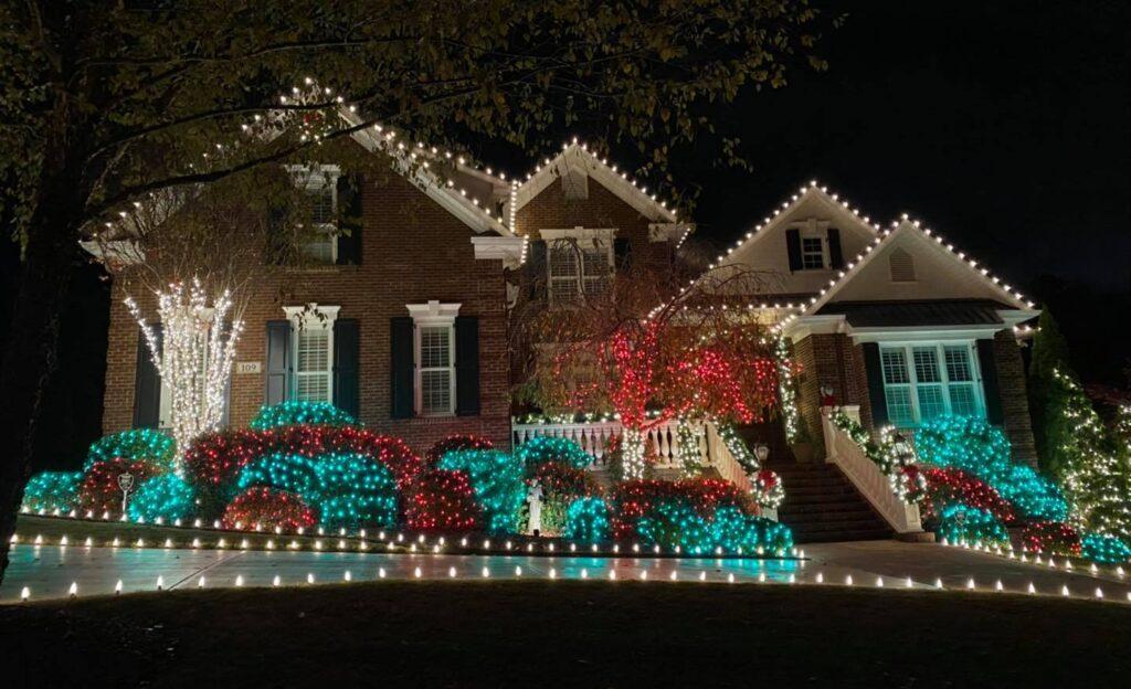 Holiday Lighting Solutions | Christmas Lights Installation in Madison, Alabama| Hall describes Holiday Lighting Solutions as a complete light service that does design, installation, removal, storage, and all maintenance. He uses LED and commercial-grade materials and offers full customizable displays.