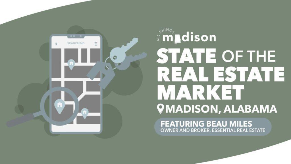 This month, Beau Miles - owner and broker of Essential Real Estate - shares exact numbers of how many homes are currently on the market for sale in Madison as well as how many homes were sold in Madison last month.